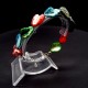Bracelet shell made of natural mother-of-pearl of different colors on a fishing line with a lock. Size: length-19cm+3