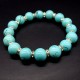 Elastic band bracelet Mallorca natural stone effect *Turquoise*, size: 18cm+