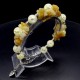 Bracelet *Bunch* made of natural stone *Citrine* bead diameter: 10mm, girth: 20cm+