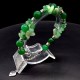 Bracelet Cluster of natural stone *Jade* beads diameter: 10mm, girth: 20cm+