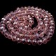 Crystal beads rondel faceted transparent AB, diameter 6x4mm length 44-45cm thread 100(+-)pcs.