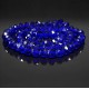 Crystal beads rondel faceted transparent AB, diameter 8x6mm length 41-42cm thread 70-72pcs.