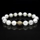 Natural stone bracelet rock crystal