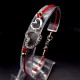 Bracelet Red thread Amulet 17-18 cm + 4 cm extension. Zinc alloy & Textile