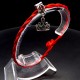 Bracelet red thread amulet against the evil eye with a pendant *Crown* metal color: silver, size: universal 12-19cm
