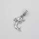 Metal bead charm "Dolphin"