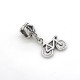 Metal bead charm "Bicycle"