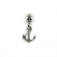 Metal bead charm "Anchor"