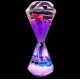 Hourglass antistress inside colored gel with sparkles and floating fish. Size: 15*5.5cm