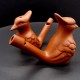 Souvenir ceramic water whistle in the form of a bird, size: 6.5x8x3.8 cm