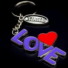 Keychain Lviv made of metal in the form of the word LOVE 