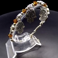 Bracelet children's amulet from the evil eye *Hand of Fatima* size: length-17cm+4