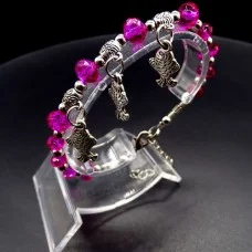 Bracelet children's amulet from the evil eye *fish* size: length-17cm+4