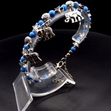 Bracelet children's amulet from the evil eye *Elephants-Star* size: length-17cm+4