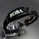 Named men's leather bracelet * VOVA * color black genuine leather, universal size from 18-21cm