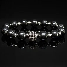 Natural stone bracelet Hematite 