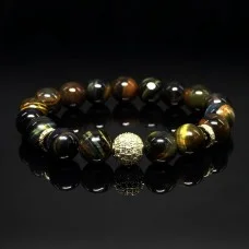 Bracelet made of natural stone Hawkeye