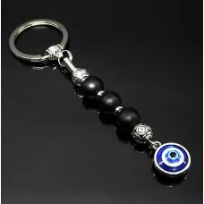 Keychain Talisman amulet made of natural stone Shungite