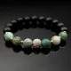 Bracelet made of natural stone shungite jasper