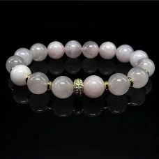 Natural stone bracelet  Rose quartz