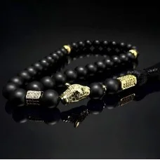 Rosary made of natural stone Shungite