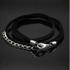 Suede neck cord base