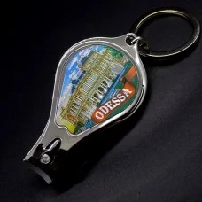 Keychain Odessa Opera House nail clippers with opener