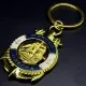 Keychain Odessa in the form of an anchor with a sailboat