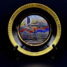Souvenir plate Odessa Duke Marine Station