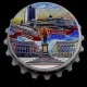 Fridge magnet Beer cap with opener Odessa Marine Station Duke