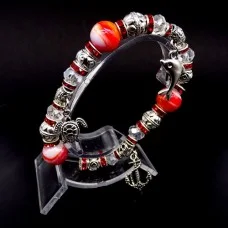 Pandora style bracelets with elastic band