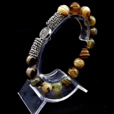 Bracelet made of natural stone Onyx