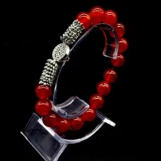 Bracelet made of natural stone Cornelian