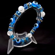 Bracelet on a rubber band against the evil eye, size 19 cm+