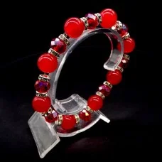 Bracelet on a rubber band against the evil eye with a pendant, size 19 cm+