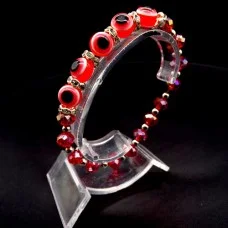 Bracelet on a rubber band against the evil eye, size 18 cm+
