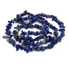 Beads natural stone on a fishing line *Lazurite* crumb, diameter 7-9mm(+-), length 85cm