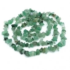 Beads natural stone on a fishing line *Jade* crumb, diameter 7-9mm(+-), length 85cm