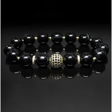 Natural stone bracelet Black agate