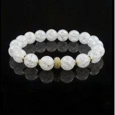 Natural stone bracelet rock crystal
