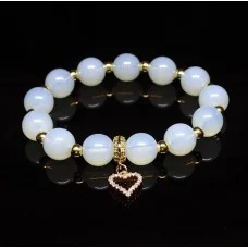 Natural stone bracelet Moon rock