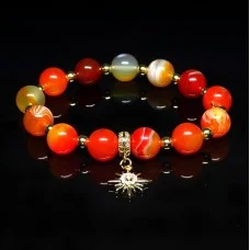 Natural stone bracelet Sardonyx