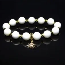 Natural stone bracelet  Mother of pearl