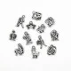 Metal pendants "Zodiac Signs" metal color: antique silver