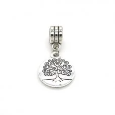 Metal bead charm "Tree of life"