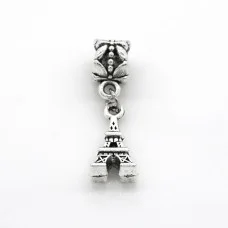 Metal bead charm "Eiffel Tower"