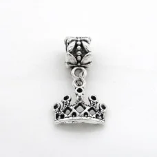 Metal bead charm "Crown"