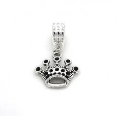 Metal bead charm "Crown"