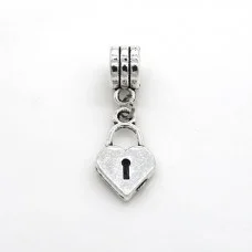 Metal bead charm "Castle"