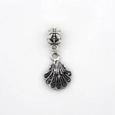 Metal bead charm "Seashell"